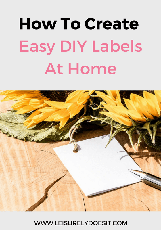 What better way to organize your home than to use DIY labels? Here are five easy ideas that you can use to create your own labels.