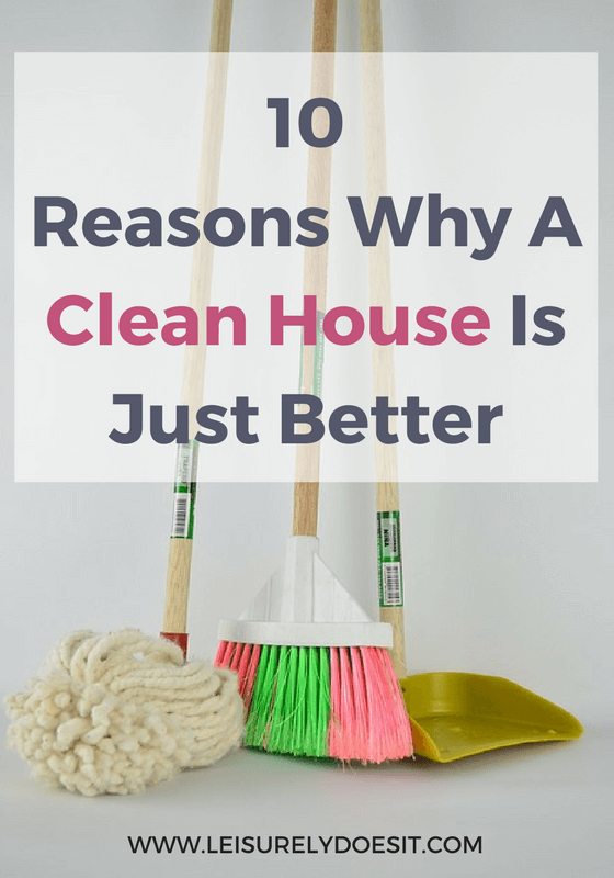 Coming home to a messy house is no-one's idea of fun but cleaning isn't that appealing either. Click here for ten reasons that will help you get motivated to clean. #cleaning #cleaningtips