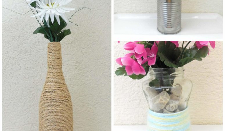 Perfect For Spring: 3 Cheap Vases That You’ll Want To Make