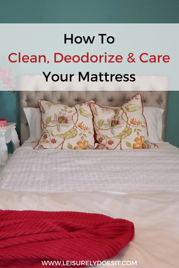 How To Clean Deodorize and Care Your Mattress 1