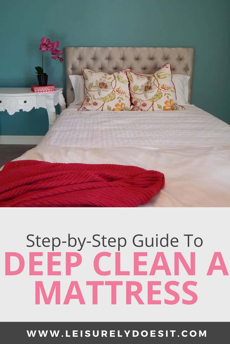 Bed and night stand - How To Deep Clean A Mattress