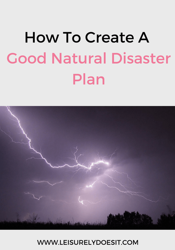 A natural disaster can happen at any time, with or without warning. Create a plan that ensures your family is prepared and to help keep them safe.