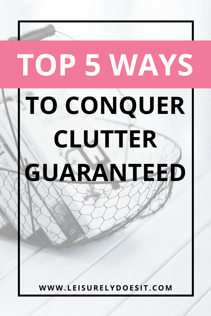 Need simple tips to conquer clutter in your home? Here are some ideas you can use to declutter spaces in your house, improve your storage systems and simplify your life. #organizing #organize #organization #declutter #organized