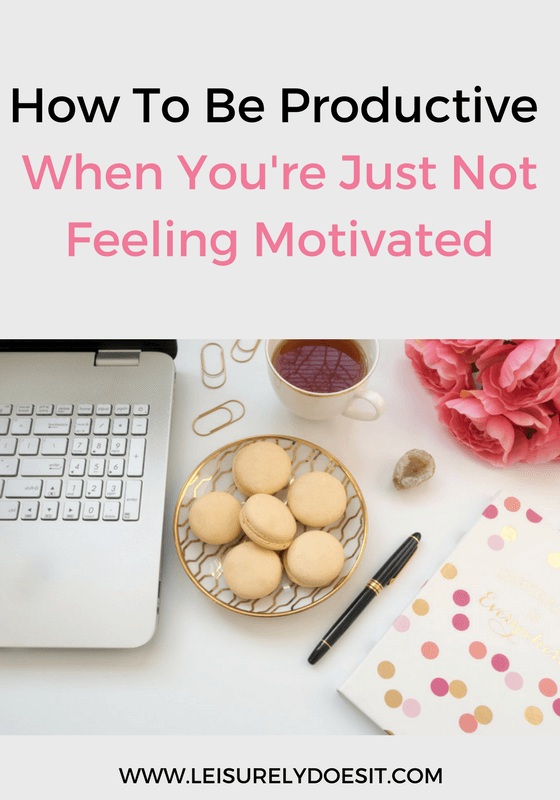 It happens to the best of us—you're just not motivated to get anything done. Follow these practical tips to get out of your slump and become productive.