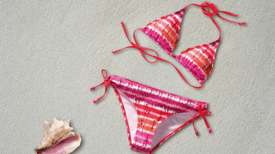 Tie Dye Bikini and shell