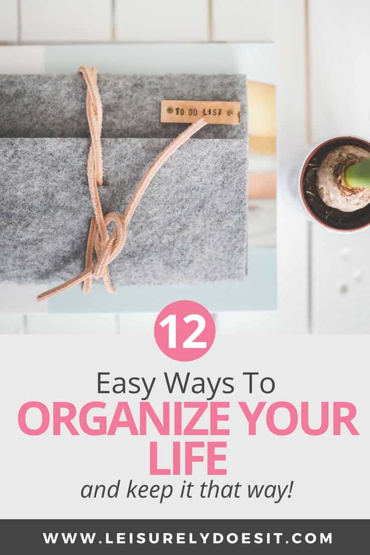 Do you need motivation for how to organize your life? Learn ideas for saving money, productivity, time management and diy home organization tips that will help you organize everything. #life #lifehacks #organized #organizing #organization