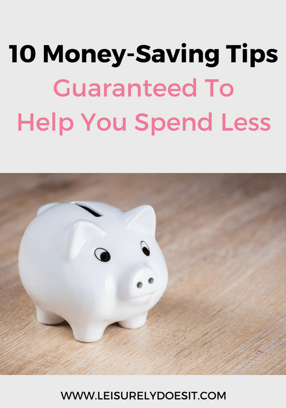 If it feels like your money just disappears each month, use these ten money-saving tips to help you spend less and boost your savings.