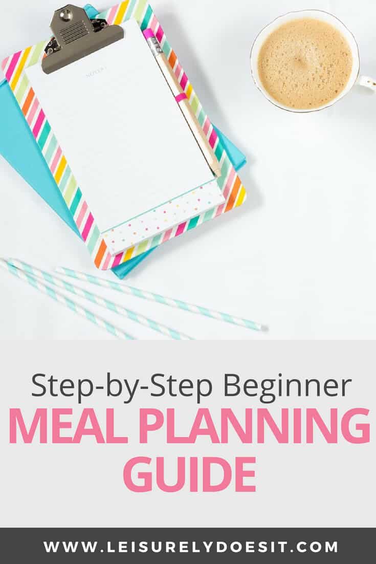 Menu planning is a great way to enjoy healthy, home-cooked meals on a budget. You'll also save time in the kitchen. Who doesn't want that? Here's a step-by-step guide to meal planning for beginners and a free weekly meal planner printable so you can select dinner ideas, create your shopping lists and get started on food prep. #mealplan #mealprep #menuplanning #mealprepmonday #meals