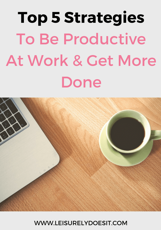 If you need a little help getting more done, try these top five strategies to eliminate distractions and become more productive at work.