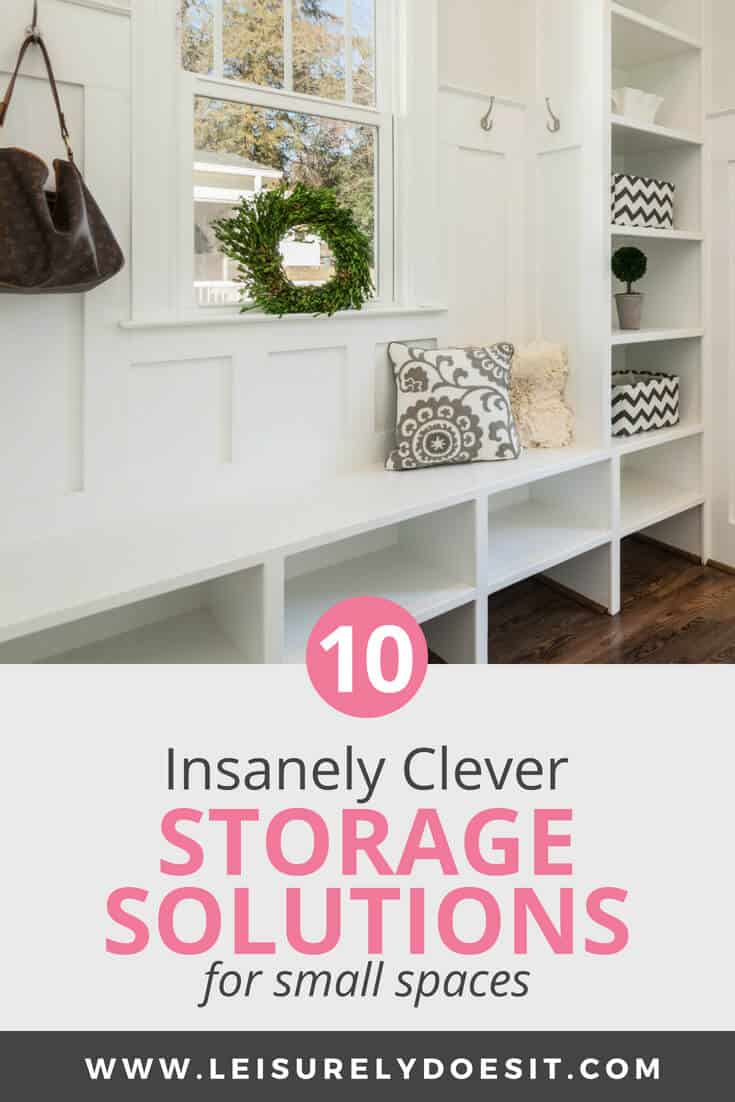 Entryway Storage - 10 Insanely Clever Storage Solutions for Small Spaces