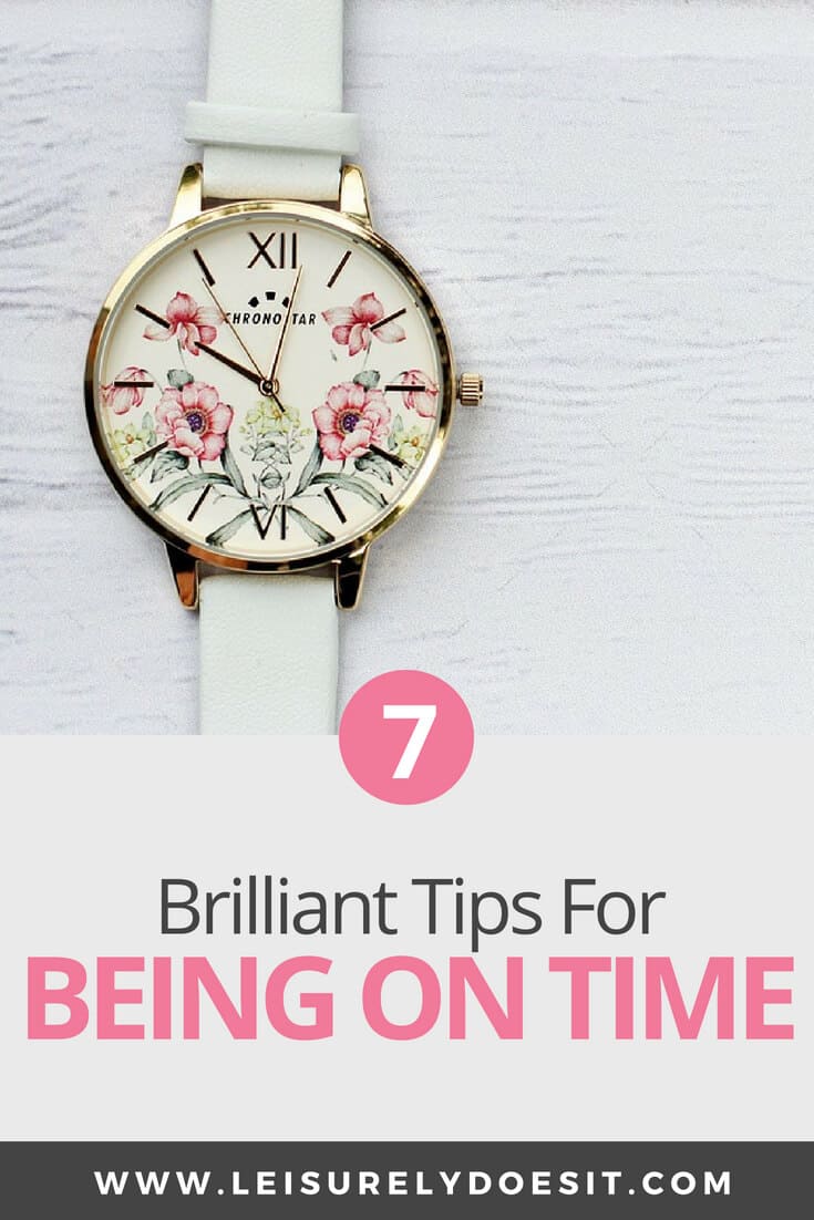 Everyone knows the importance of being on time for work and for moms to get their kids out the door for school early. But the truth is, sometimes life just gets in the way. Here are some time management tips and ideas for how to be on time and avoid being late. #morning