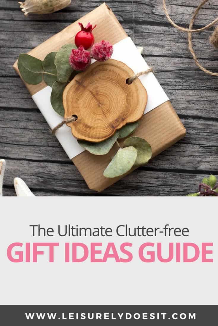 Are you tired of spending your money buying products that people don't use or like for Christmas? Or, are you a mom who just doesn't want to add to the clutter in your house by getting even more toys for your kids? Here are some clutter free gift ideas you can give for the holidays and use as stocking stuffers in your own home. #giftideas #christmas #holiday