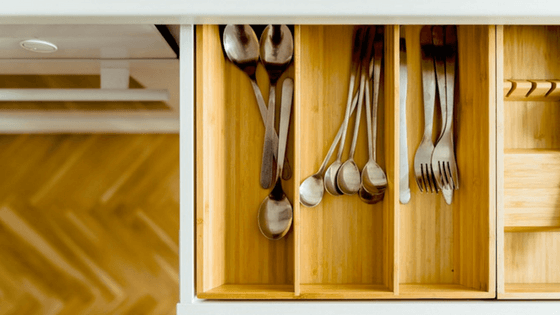 In an organized kitchen, you'll be able to keep track of the utensils, gadgets and even food which can actually save you money.