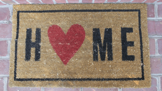 Place door mats at every entrance to maintain a clean house.