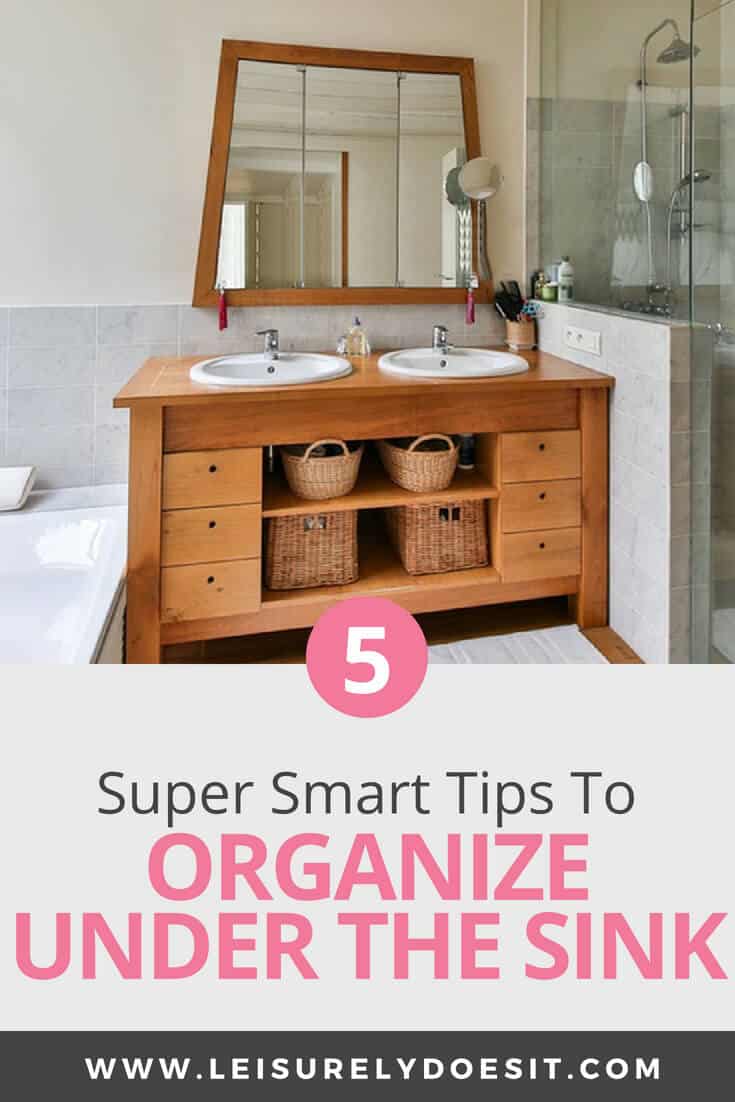 5 Super Smart Tips To Organize Under the Sink