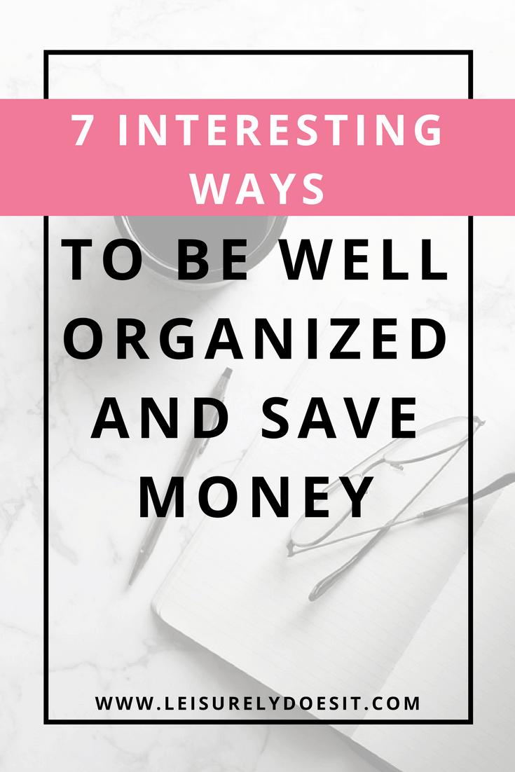 Want to save money? Then, you need to get well organized. Doing things like organizing your bills and meal planning can really help you to save money. Check out these tips for how to get organized, download the printables and start saving today!