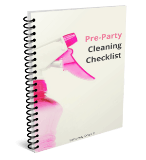 Download this free Pre-Party Cleaning Checklist—a simple cleaning plan to help you make a good impression on your guests.