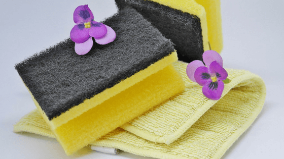 Sponge and cleaning cloth—In order to ensure you're not making house cleaning more difficult, maintain your cleaning tools.