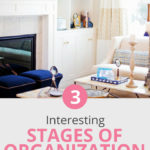 Do you know there are multiple stages you might go through when organizing your home? Here are some ideas to help alleviate the stress of decluttering your house according to the phase you're in. #homeorganization #organizing #organize #organization #declutter