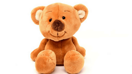 Teddy bear— Travel checklist item to include if travelling with kids.