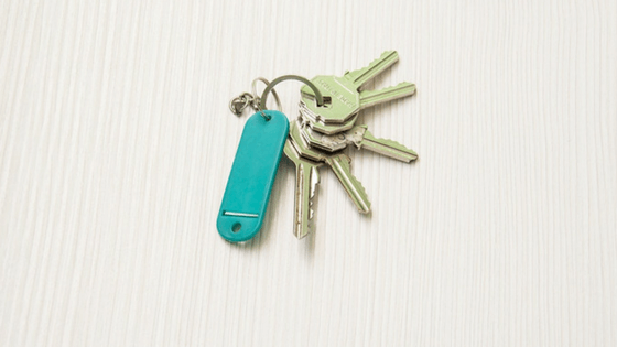 Keys—Secure your home before you go on vacation.