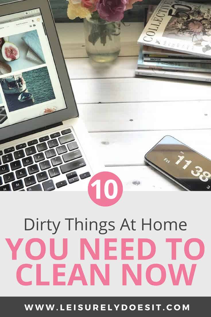 You probably spend a lot of time cleaning your house but it could still be filled with dirty things that can make you sick. Here's a list of the dirtiest things in your home. #cleaning #cleaningtips #cleaningtricks