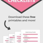 The ultimate collection of free printable House Cleaning Checklists to help you clean your whole house. These cleaning printables are a simple way to keep track of daily, weekly and even deep cleaning routines. #cleaning #cleaningtips #freeprintable