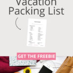 Packing for trips can be challenging. It's tough to know what you need and you usually end up forgetting something important. Eliminate the stress and use this free printable travel checklist to ensure you pack everything you need for your next vacation. #packinglist #packing #travelling #packingtips #whattopack