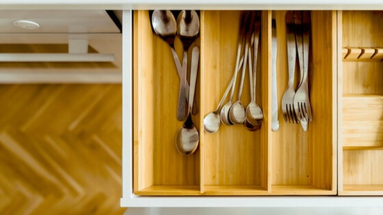 Tidy the kitchen daily to keep counter space clutter-free.