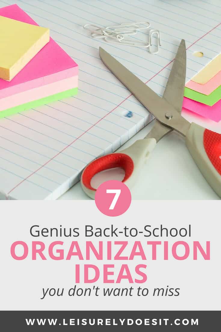 As a mom, you're probably are thinking of morning routines and back to school supplies to get your children ready to return to school. But, what about getting organized at home? You need a place to pack kid lunches, store backpacks and a command center with a bulletin board for school paperwork organization might not be a bad idea either. So, here are some awesome tips to get your house ready for school. #backtoschool #backtoschoolthoughts #school #schoolsupplies #organization #organize #organizing