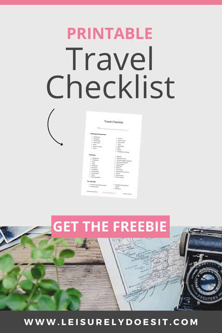 Taking a trip abroad? Here's a list of travel preparations, including travel tips for your safety and a free printable packing list you can use for your next vacation. #travelling #traveltips #freeprintable #freeprintout #packinglist #vacationtips