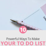 Notepad and pens - Daily to do list