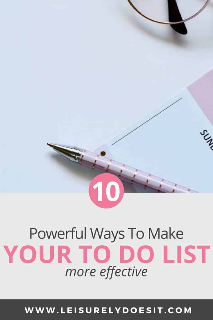 Notepad and pens - Daily to do list