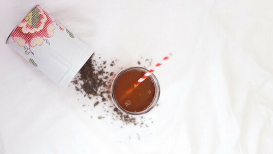 Spilled tea leaves and cup of tea - List of good manners