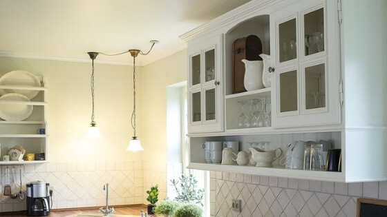 Make items in kitchen cabinets easily accessible.