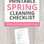 Here's a free printable Spring Cleaning Checklist you can use to deep clean your home. #springcleaning #freeprintable #ldi