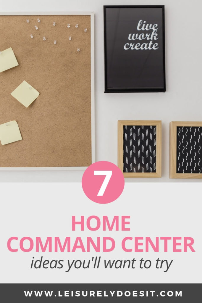 You'll love these home command center ideas if you need a drop zone for all the items that clutter your kitchen counters. Include a mail station to prevent paper clutter from incoming paperwork. Keep track of your family's schedule with a simple calendar. Find ideas for small spaces or even DIY family command centers. #familycommandcenter #organization #ldi