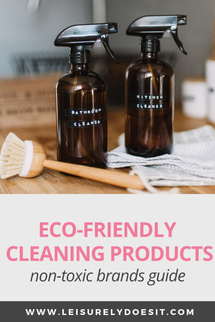 Looking for healthy, eco-friendly alternatives to get your house clean? Check out these non-toxic cleaning products manufactured by brands that care about the safety of your family and the impact on the environment. They use natural ingredients that cleanse without nasty odors and don't leave residue behind. #greencleaning #ecofriendly #ldi