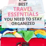 Whether you're going on a long international flight or a road trip, it can be tough to stay organized. Check out these ten travel essentials that make it easy to sort and store all of your clothing, accessories, beauty supplies and more. #travel #organization #ldi