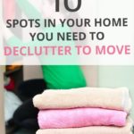 Decluttering for a move is important because packing will be less stressful and you'll spend less hauling items you don't even need. One more huge reason why you'll want to declutter before moving is a tidy and organized house will be more appealing to buyers. If you're getting your house ready to sell, make sure to clear out these ten areas. This may just help you to sell your home quicker. #declutter #sellingyourhome #ldi